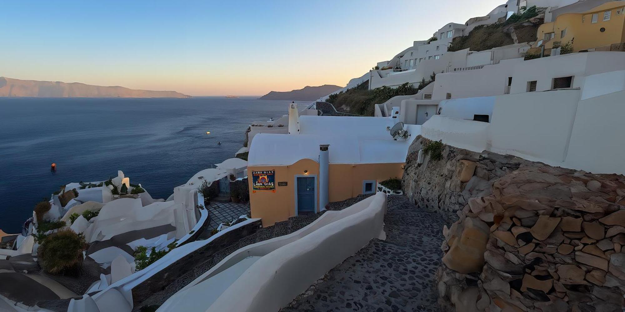 Ferienwohnung Lava Oia'S Exterior foto